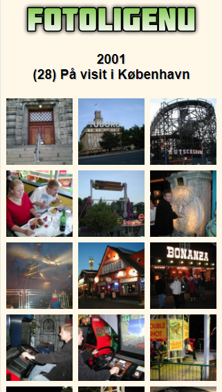 The Fotoligenu photo cloud interface
