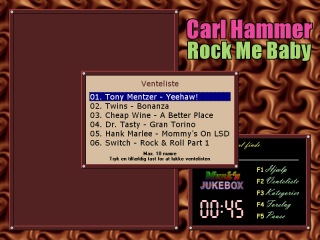 Munk's Jukebox 2 interface from 1999